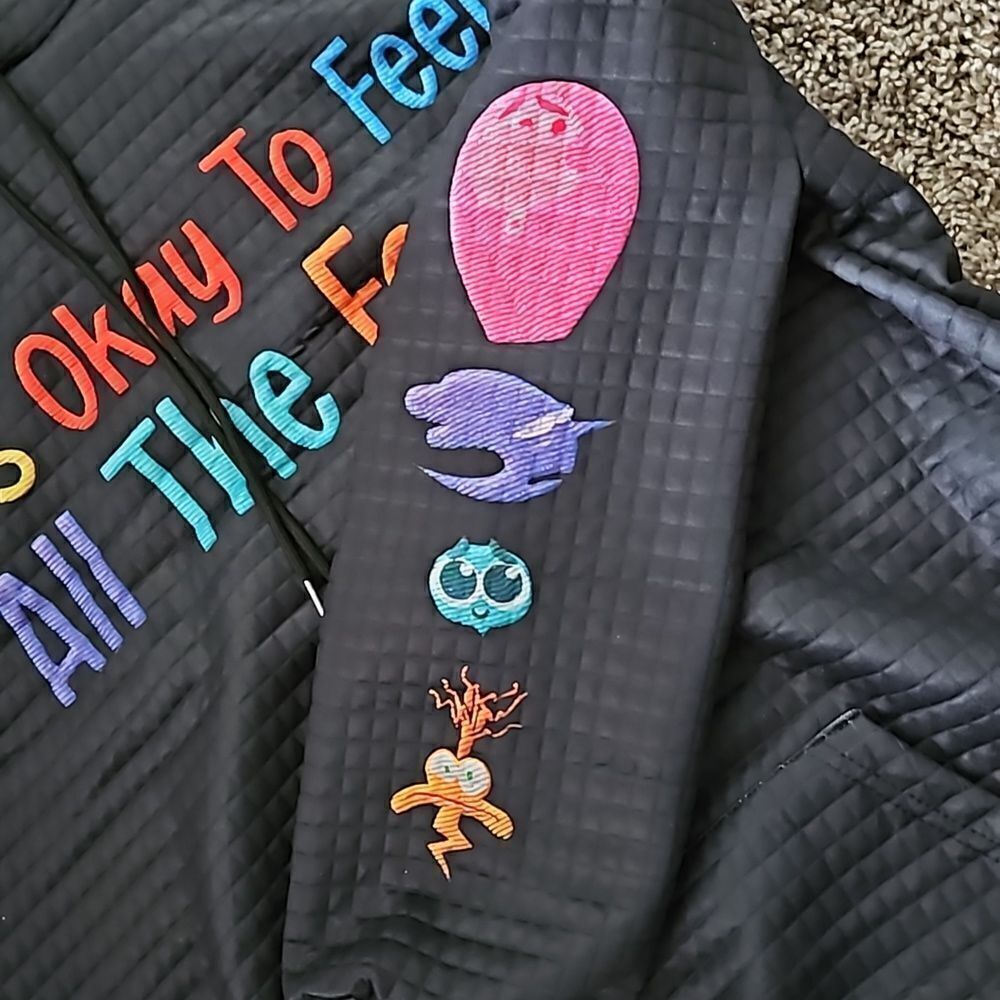 NWOT Mental Health Awareness black hooded sweatshirt. - Picture 11 of 12